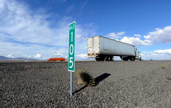 Автомагистраль в штате Невада