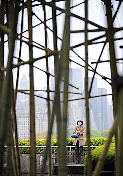 Нью-Йорк. Строительство «Большого Bamb» в Центральном парке.  Фото: STAN HONDA/AFP/Getty Images