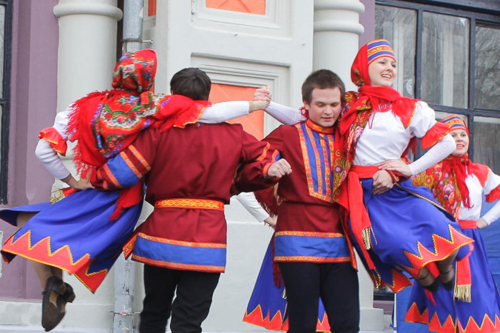 Выступление танцевального коллектива «Этнос». Фото: Николай Карпов/Великая Эпоха (The Epoch Times)