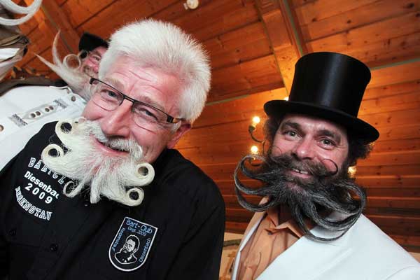 Конкурс бородачей и усачей.Фото:Johannes Simon /Getty Images 