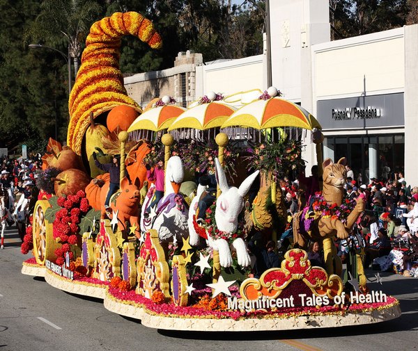 Грандиозный парад роз в Калифорнии. Фото: Alberto E. Rodriguez/Getty Images
