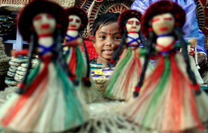 Традиционная ярмарка индийских игрушек