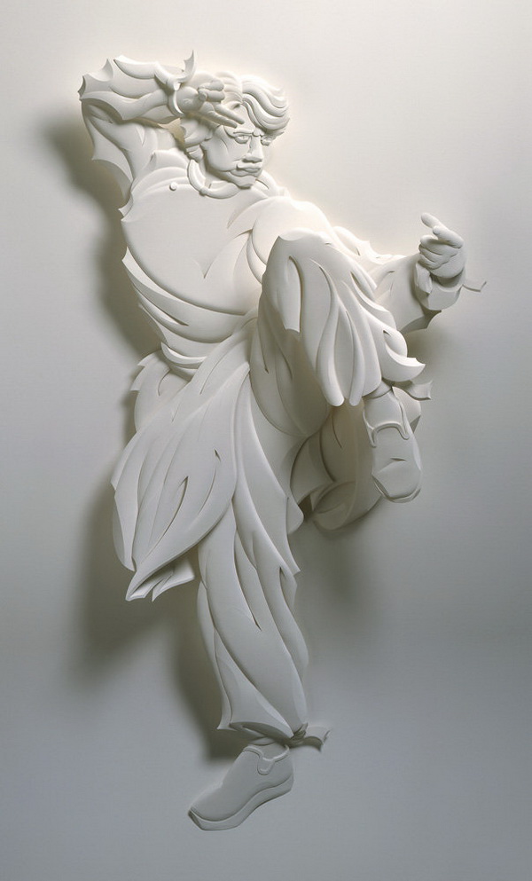 Бумажные скульптуры  Джефа Нишинаки. Фото с сайта: since1984.cn 