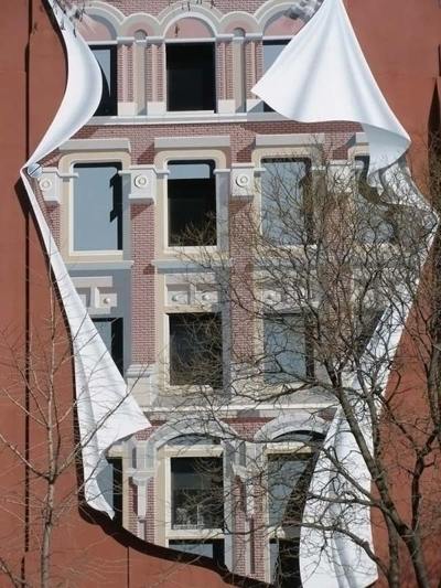 3D рисунки на домах. Фото:copypast.ru