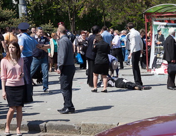 Двадцать два человека остаются в больницах после взрывов в Днепропетровске