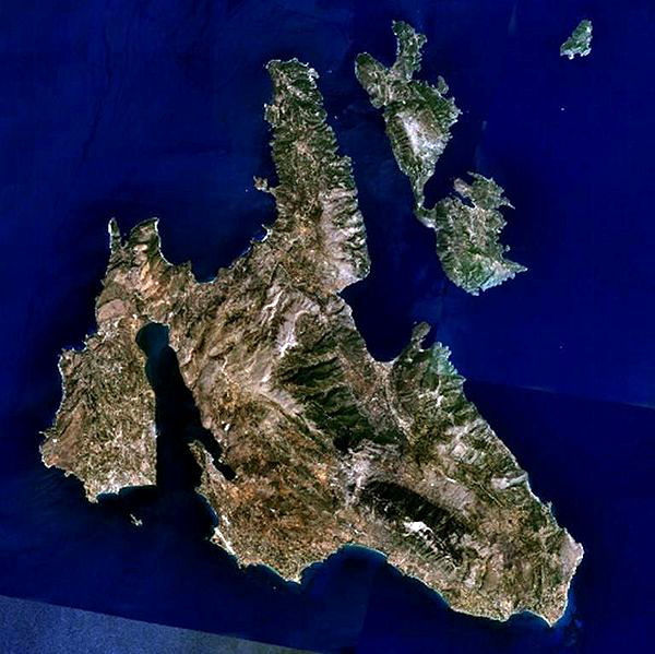 Остров Кефалония. Фото: NASA/commons.wikimedia.org