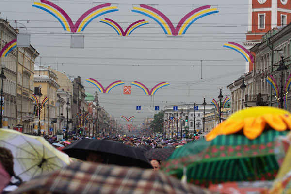 День города празднует Санкт-Петербург. Фоторепортаж