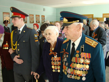 Чествование ветеранов-красноярцев в преддверии Дня Победы