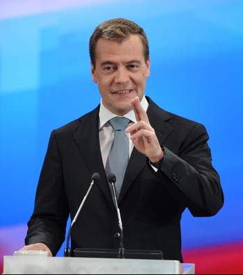Президент Дмитрий Медведев в Сколково проводит расширенную пресс-конференцию