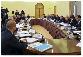 СКФО:  вопросы  развития округа  были рассмотрены на правительственной комиссии в Кисловодске. Фото с premier.gov.ru