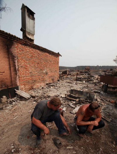 Деревня Излегоще после пожара. Фоторепортаж
