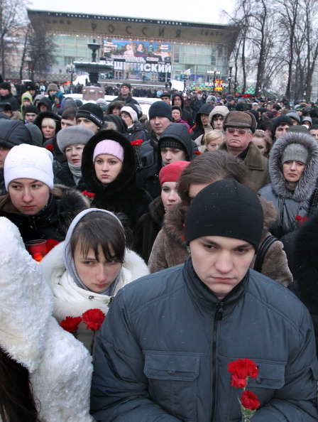 День траура -  26 января Россия скорбит по погибшим в теракте в аэропорту Домодедово