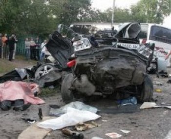 В ДТП в Подольске  столкнулись 10 автомобилей, погибли 2 человека