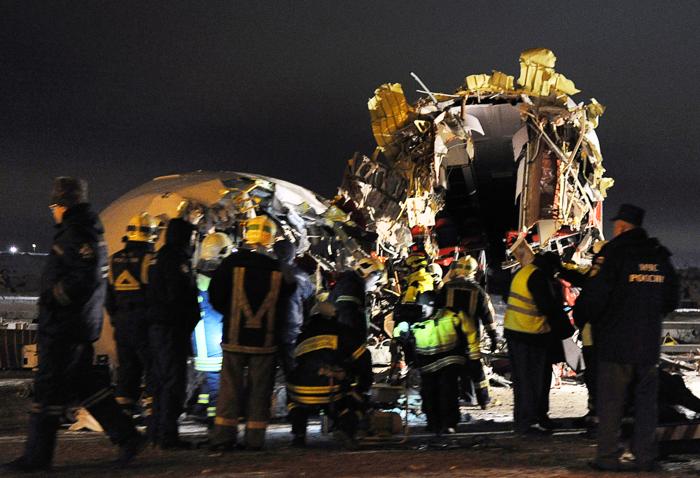 Число жертв крушения Ту-204 возросло до 4
