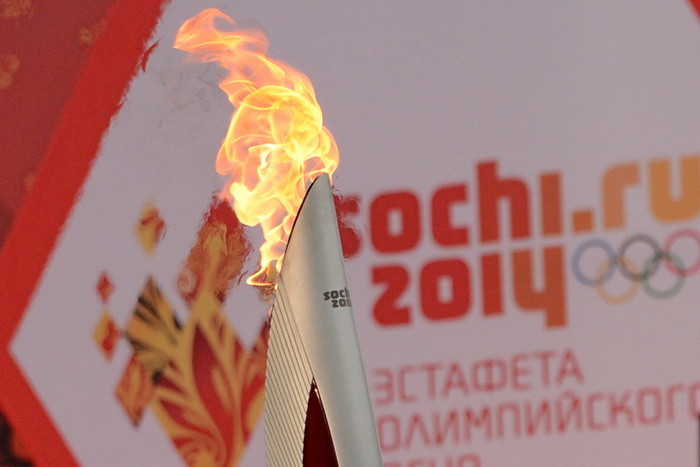Югра ждёт прибытия Олимпийского огня. Фото: KIRILL KUDRYAVTSEV/AFP/Getty Images