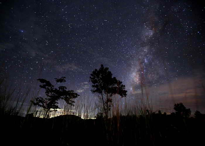 Звёздное небо. Фото: Ye Aung Thu/AFP/Getty Images