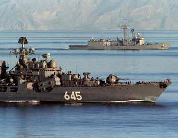 Российские корабли обеспечат безопасность доставки химоружия из Сирии к месту его ликвидации