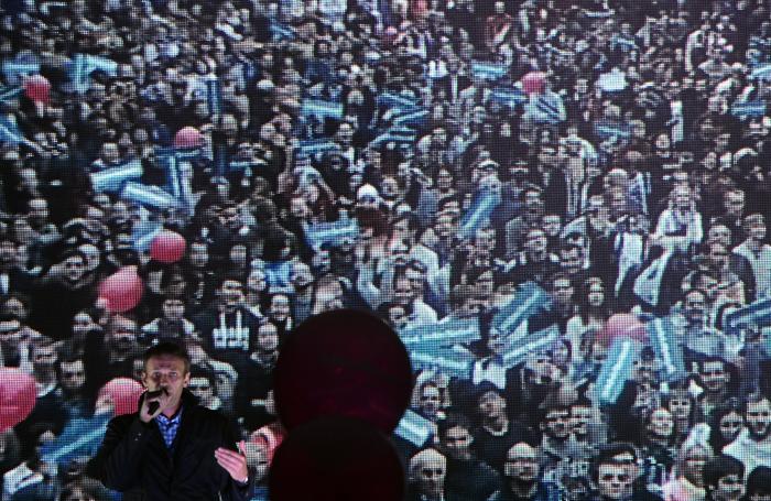 Около семи тысяч человек собрались на агитационную кампанию Навального