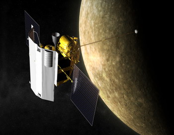 Messenger  выведен на орбиту Меркурия