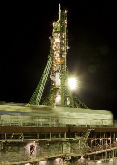 Фоторепортаж о запуске в космос космического корабля «Союз ТМА-02М»