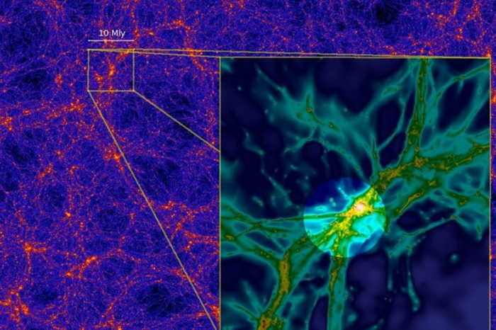 Астрономы обнаружили нити галактической сети