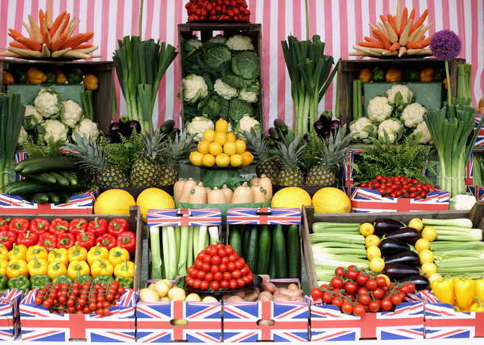  Великобритания. Выставке Саутпорт. Овощи и фрукты. Фото: Christopher Furlong/Getty Images