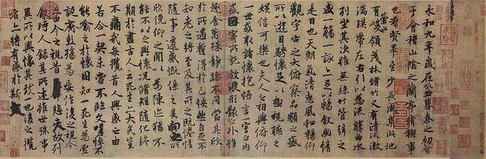 Известные шедевры китайской каллиграфии