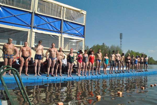 Красноярский чемпионат по плаванию в холодной воде. Фоторепортаж
