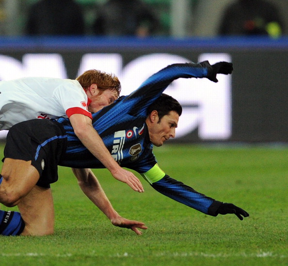 Матч «Интер» - «Бари» сыгран  со счетом 3:0 . Фоторепортаж Фото: Giuseppe Bellini/Getty Images