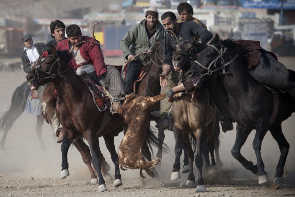 Buzkashi – национальные спортивные состязания в Афганистане
