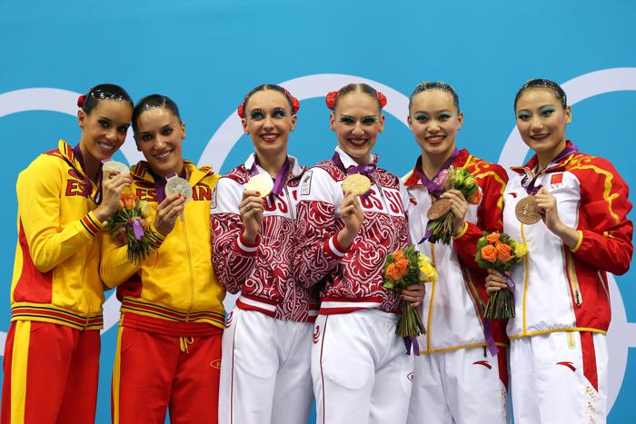 Наталья Ищенко и Светлана Ромашина завоевали олимпийское золото по синхронному плаванию в дуэте