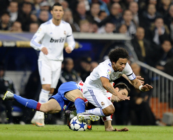 Криштиану Роналду из мадридского «Реала» забил победный гол в ворота «Атлетико»