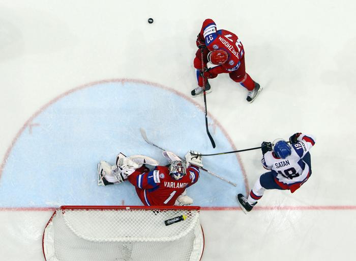 Сборная России по хоккею выиграла у словаков финал ЧМ со счётом 6:2. Фоторепортаж из Хельсинки