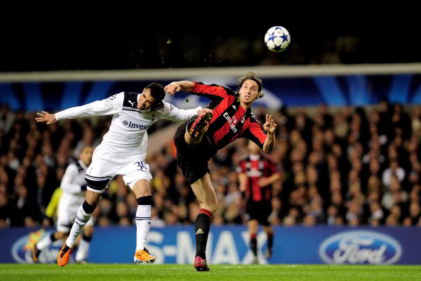 «Тоттенхэм» сыграл с «Миланом» вничью 0:0 и вышел в четвертьфинал. Фото:  Jamie McDonald/Getty Images