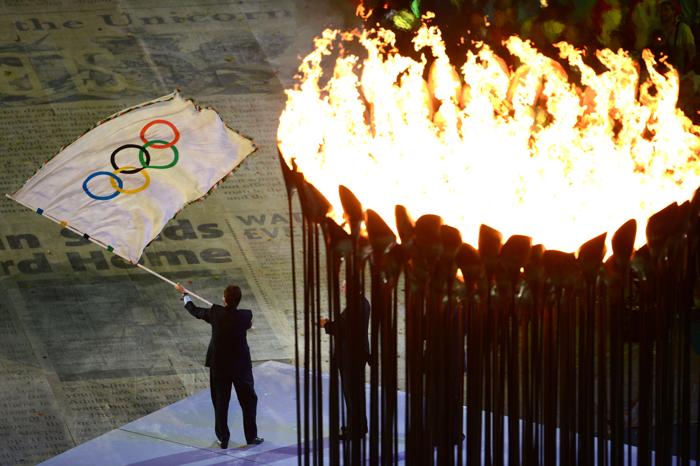 Фоторепортаж о  церемонии закрытия Олимпийских игр в Лондоне. Часть 1