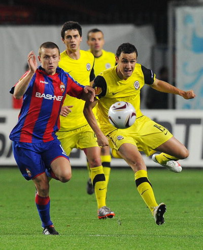 ЦСКА уверенно обыграл «Спарту» в Лиге Европы 2010-2011