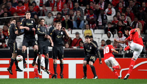 "Бенфике"  обыграл "Ливерпуль" в матче 1/4 финала Лиги Европы. Фото