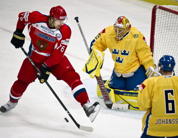 Сборная России по хоккею обыграла шведов в матче Евротура