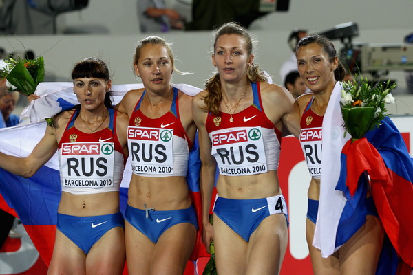 Сборная России стала лучшей в Европе по легкой атлетике. Фотообзор