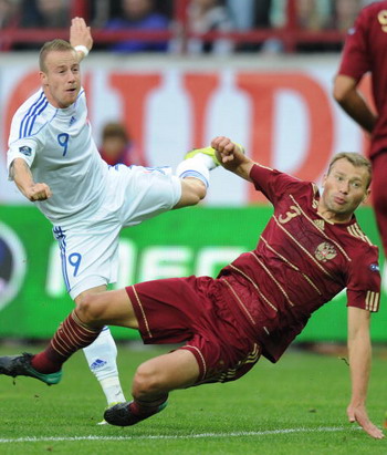Евро 2012: отборочный матч Россия - Словакия