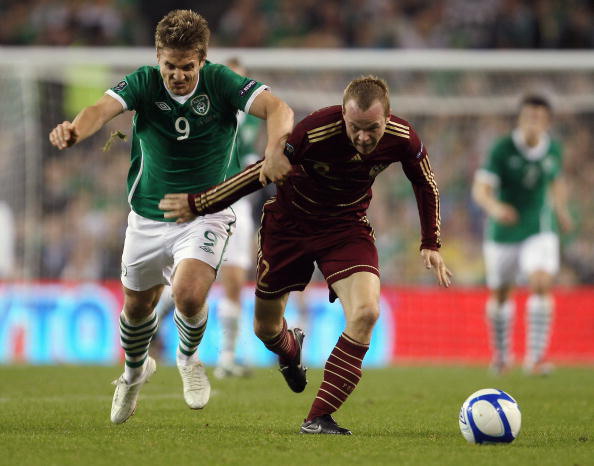 Россия обыграла Ирландию в отборочном матче Евро-2012