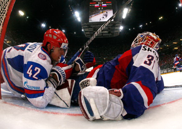 Россия стартовала на  ЧМ-2010 с победой над Словакией. Фоторепортаж