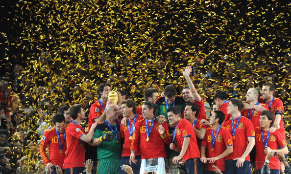 Сборная Испании – чемпион мира по футболу.  Фото: Gabriel BOUYS/AFP/Getty Images
