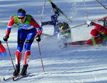 Российские лыжники выиграли золото и серебро в Ванкувере