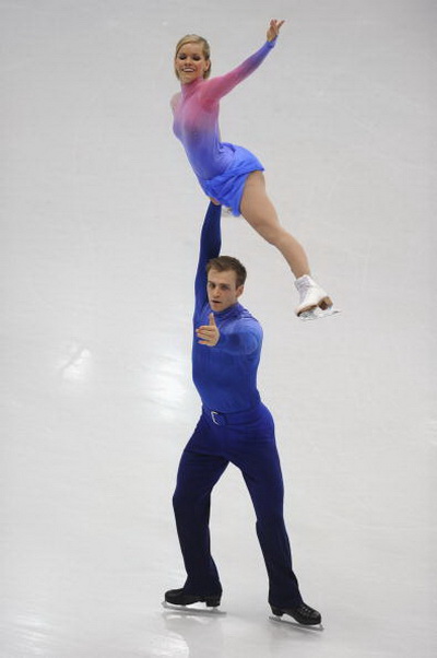 Юко Кавагути и Александр Смирнов стали бронзовыми призерами ЧМ по фигурному катанию в Турине. Фото