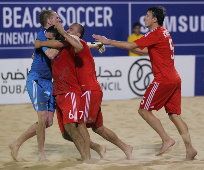 Российская команда по пляжному футболу вышла в финал Межконтинентального кубка