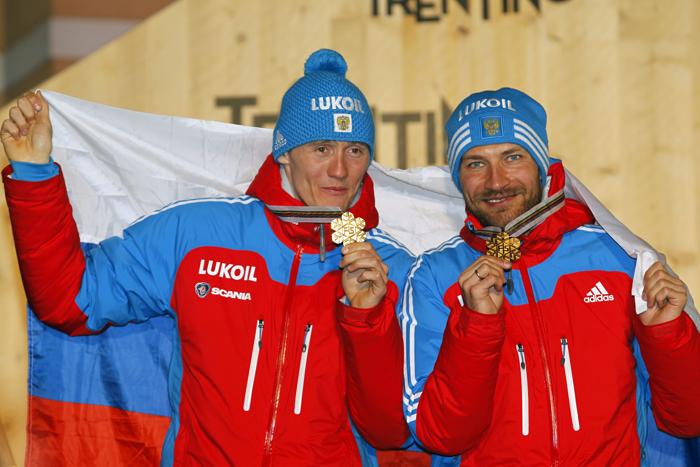Петухов и Крюков стали чемпионами мира в командном спринте