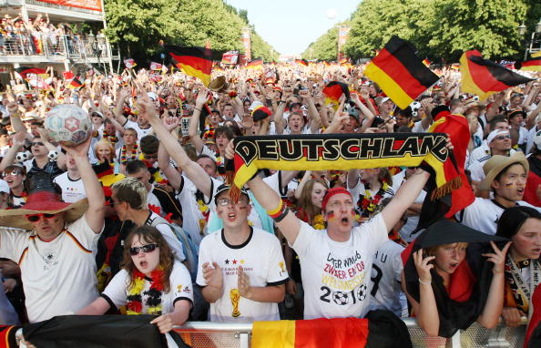 Матч Германия - Аргентина: болельщики в восторге. Фоторепортаж