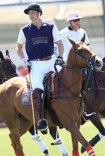 Герцог  и герцогиня  Кембриджские  в Санта-Барбаре на матче по конному поло