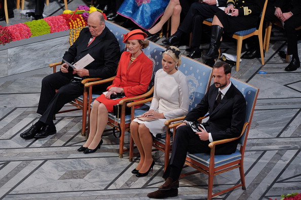 Фоторепортаж c церемонии награждения лауреатов Нобелевской премии в Осло